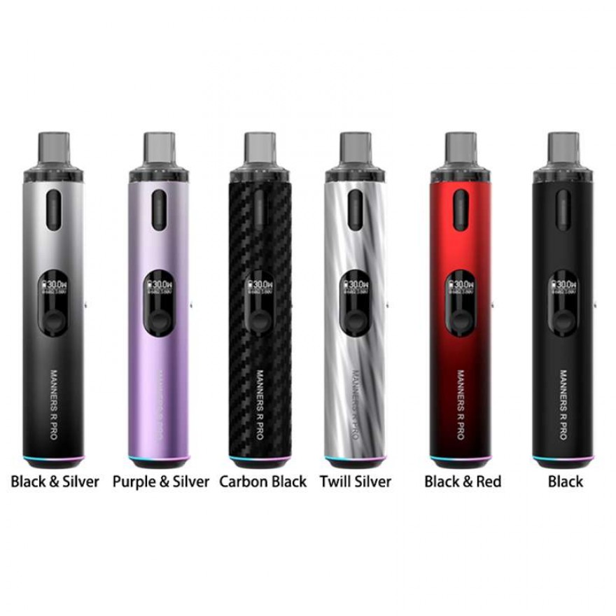 Vapefly Manners R Pro Pod Kit 30W 1100mAh Top Fill Vape Device Vapefly Manners R Pro Pod Kit 30W 1100mAh Top Fill Vape Device