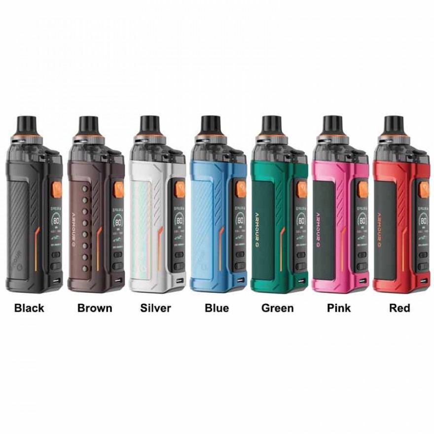 Vaporesso Armour G Pod System Kit 80W 3000mAh with GTX Coils Vaporesso Armour G Pod System Kit 80W 3000mAh with GTX Coils