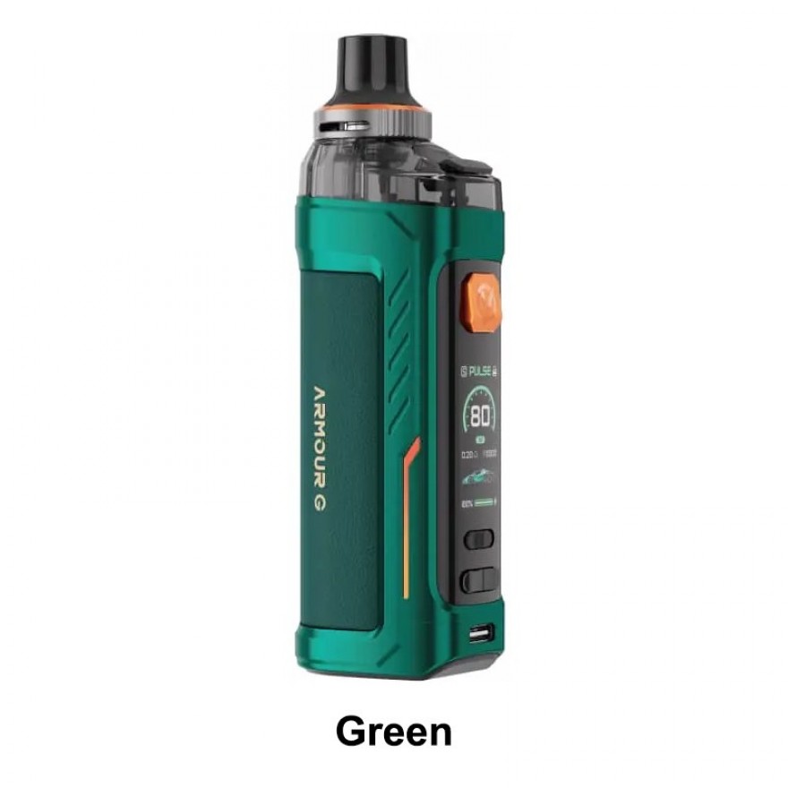 Vaporesso Armour G Pod System Kit 80W 3000mAh with GTX Coils Vaporesso Armour G Pod System Kit 80W 3000mAh with GTX Coils