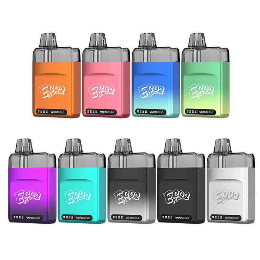 Vaporesso ECO Nano 2 Kit 1000mAh Pod System with 6ml COREX Pod Vaporesso ECO Nano 2 Kit 1000mAh Pod System with 6ml COREX Pod
