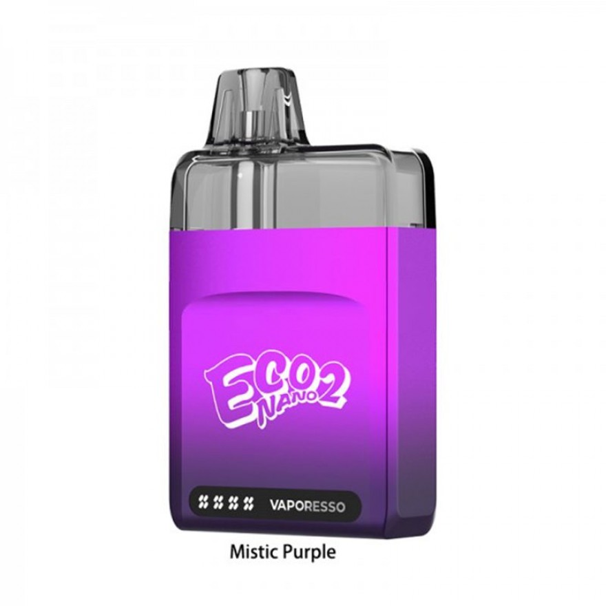 Vaporesso ECO Nano 2 Kit 1000mAh Pod System with 6ml COREX Pod Vaporesso ECO Nano 2 Kit 1000mAh Pod System with 6ml COREX Pod