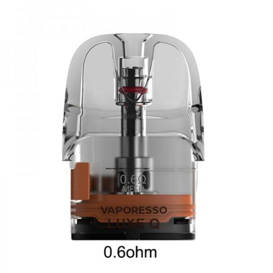 Vaporesso LUXE Q Pod Cartridge 3ml Mesh Replacement Pods 4PCS Pack Vaporesso LUXE Q Pod Cartridge 3ml Mesh Replacement Pods 4PCS Pack