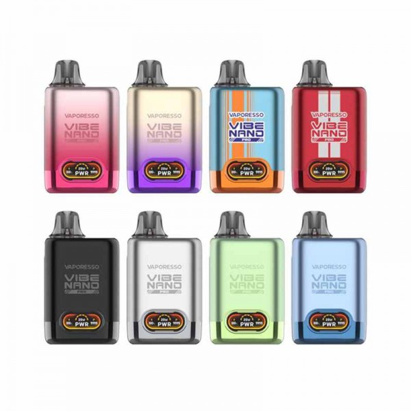 Vaporesso Vibe Nano Pro Pod System Kit 1500mAh Dual Mesh Vape Vaporesso Vibe Nano Pro Pod System Kit 1500mAh Dual Mesh Vape