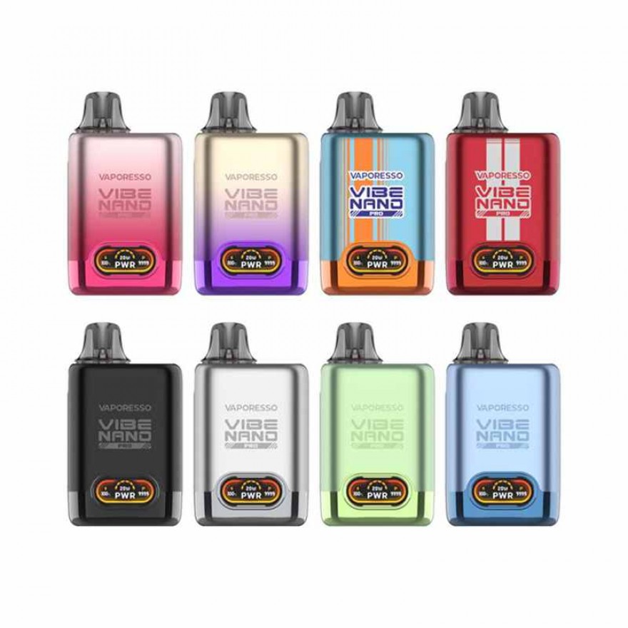 Vaporesso Vibe Nano Pro Pod System Kit 1500mAh Dual Mesh Vape Vaporesso Vibe Nano Pro Pod System Kit 1500mAh Dual Mesh Vape