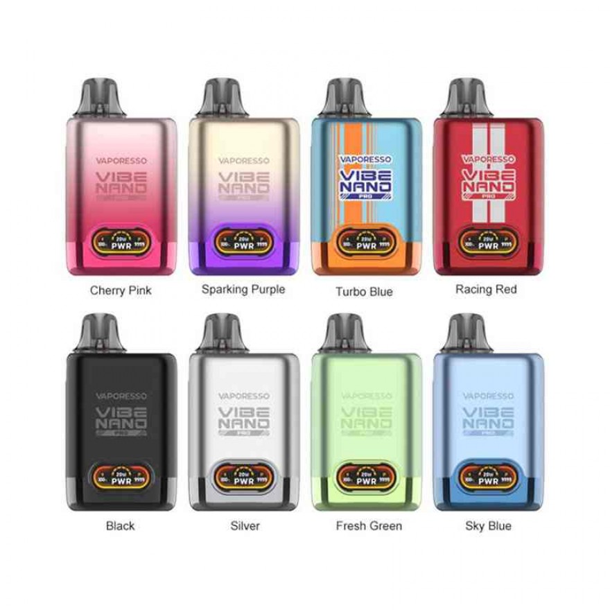 Vaporesso Vibe Nano Pro Pod System Kit 1500mAh Dual Mesh Vape Vaporesso Vibe Nano Pro Pod System Kit 1500mAh Dual Mesh Vape
