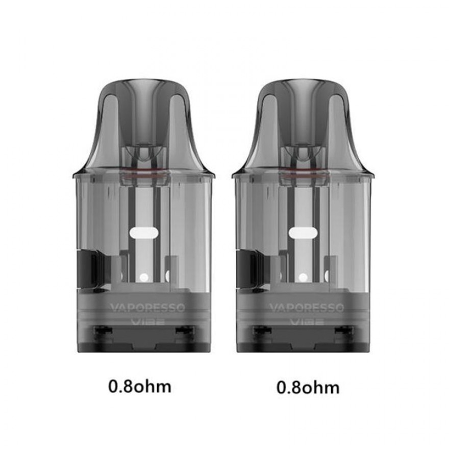Vaporesso Vibe Pod Cartridge 4.5ml Replacement Pod 2pcs Pack Vaporesso Vibe Pod Cartridge 4.5ml Replacement Pod 2pcs Pack