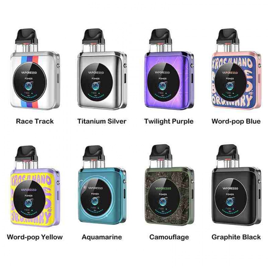 Vaporesso XROS 4 Nano Pod System Kit 1350mAh 30W TFT Display Vaporesso XROS 4 Nano Pod System Kit 1350mAh 30W TFT Display