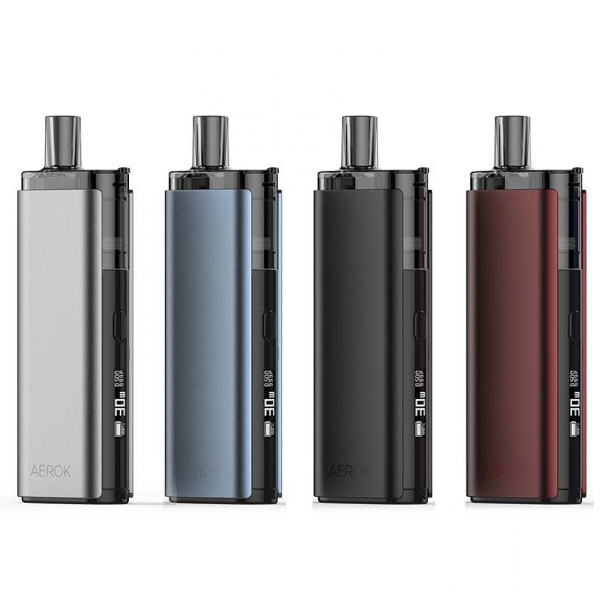 Wotofo Aerok Pod Kit 30W 1650mAh nexMESH Vape Device with OLED Screen Wotofo Aerok Pod Kit 30W 1650mAh nexMESH Vape Device with OLED Screen