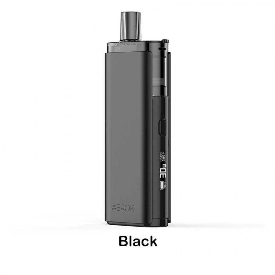 Wotofo Aerok Pod Kit 30W 1650mAh nexMESH Vape Device with OLED Screen Wotofo Aerok Pod Kit 30W 1650mAh nexMESH Vape Device with OLED Screen