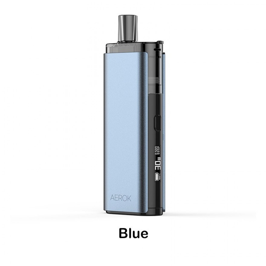 Wotofo Aerok Pod Kit 30W 1650mAh nexMESH Vape Device with OLED Screen Wotofo Aerok Pod Kit 30W 1650mAh nexMESH Vape Device with OLED Screen