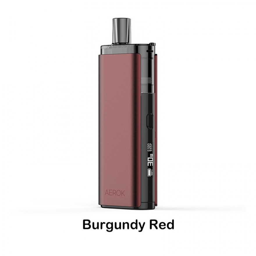 Wotofo Aerok Pod Kit 30W 1650mAh nexMESH Vape Device with OLED Screen Wotofo Aerok Pod Kit 30W 1650mAh nexMESH Vape Device with OLED Screen