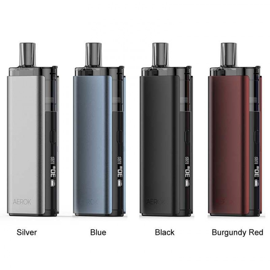 Wotofo Aerok Pod Kit 30W 1650mAh nexMESH Vape Device with OLED Screen Wotofo Aerok Pod Kit 30W 1650mAh nexMESH Vape Device with OLED Screen