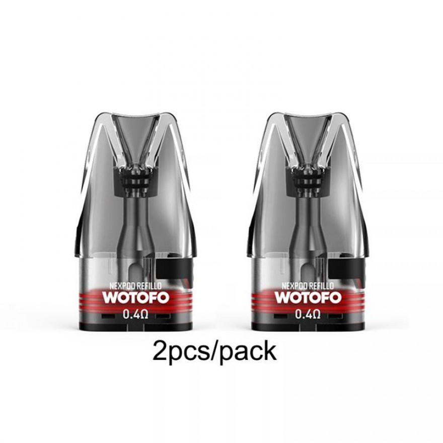 Wotofo nexPOD Refillo Pod Cartridge 3ml Replacement Pod 2pcs Pack Wotofo nexPOD Refillo Pod Cartridge 3ml Replacement Pod 2pcs Pack